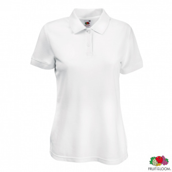 тенниска-поло 'lady-fit polo 65/35' xs (fruit of the loom)