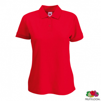тенниска-поло 'lady-fit polo 65/35' m (fruit of the loom)