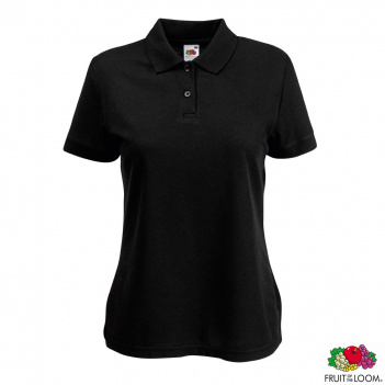 тенниска-поло 'lady-fit polo 65/35' l (fruit of the loom)