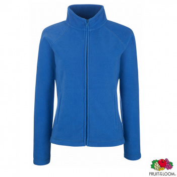 толстовка 'lady-fit full zip fleece' l (fruit of the loom)